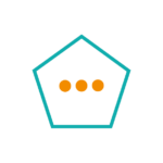 Image of a 5-sided shape with three orange dots in the middle representing the reinforcement pillar