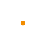 Image of a multi-sided shape with an orange dot in the middle representing precision